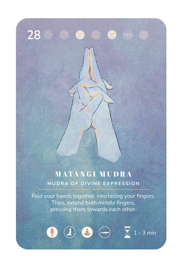 Card 28, Matangi Mudra