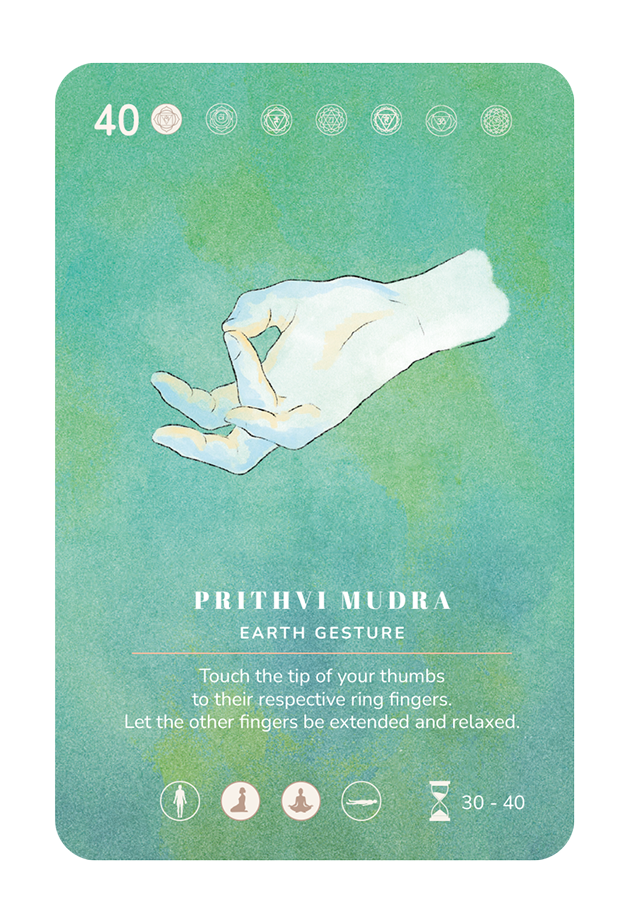 Card 40, Prithvi Mudra