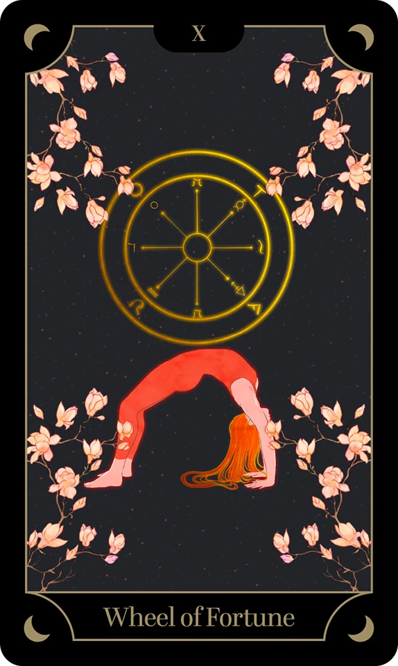 A card from the Tarot Yoga Deck