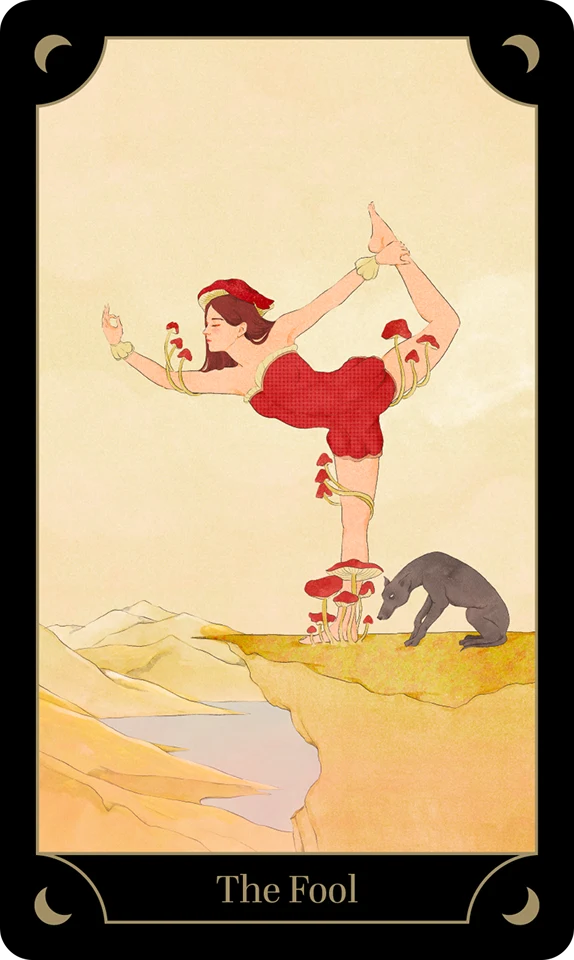A card from the Tarot Yoga Deck