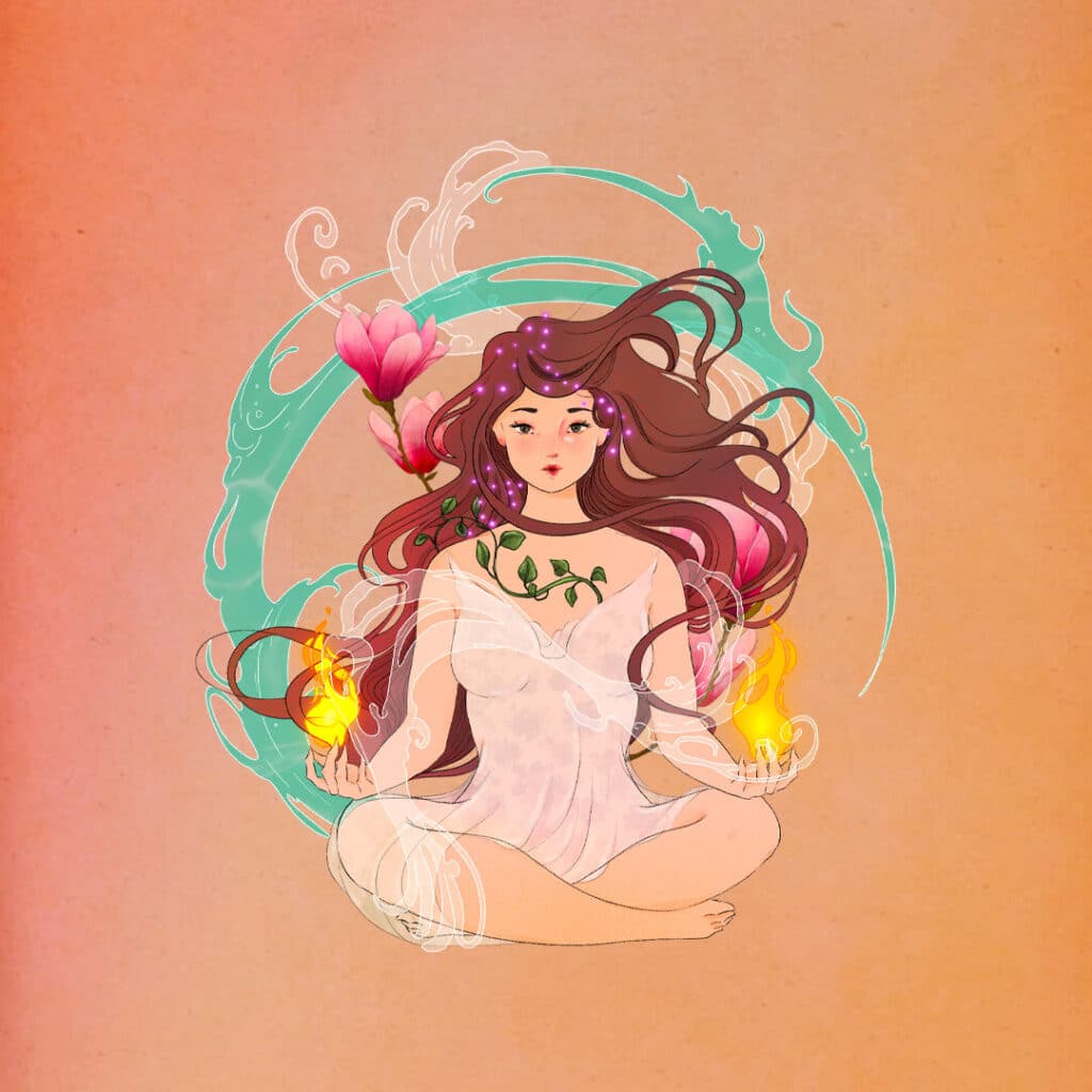 The Ayurveda Yoga Deck cover