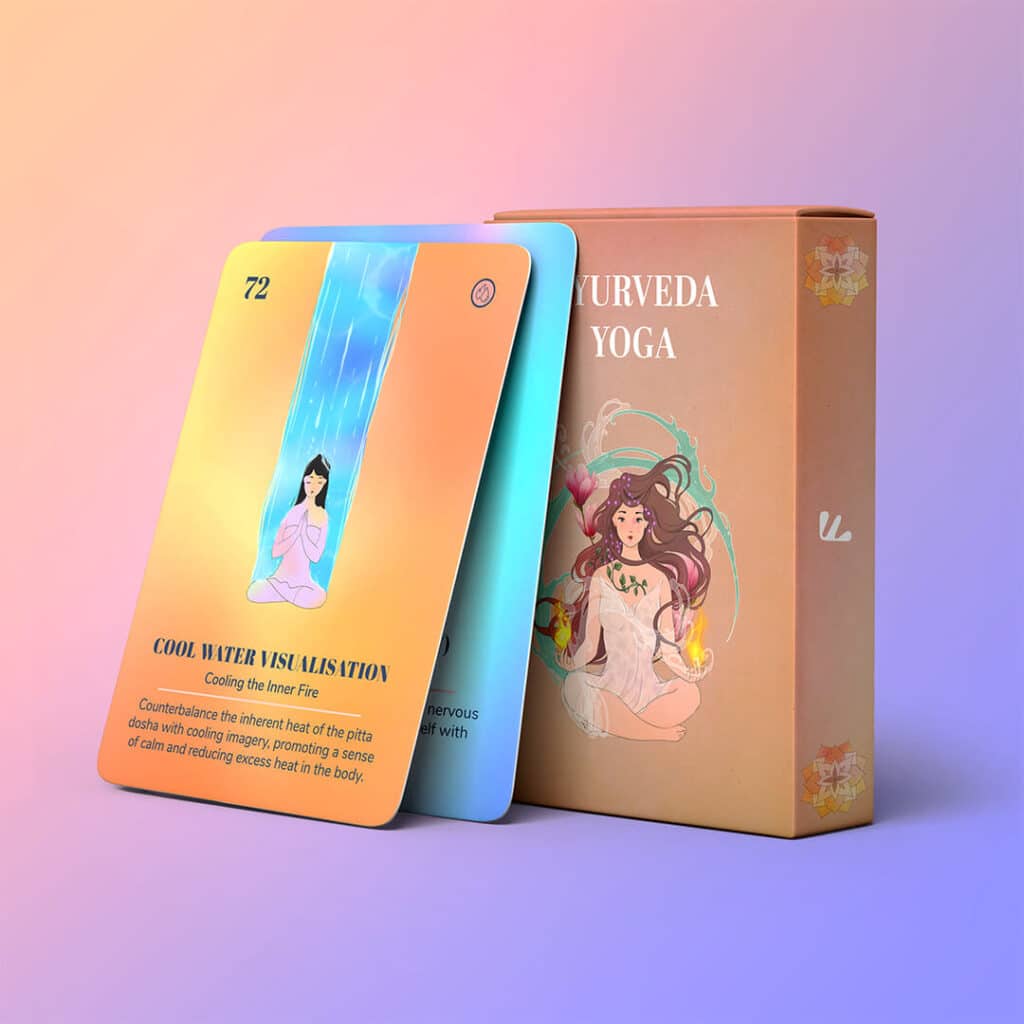 The Ayurveda Yoga Deck box