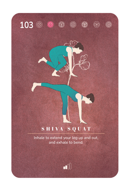 Card 103, Shiva Squat Flow