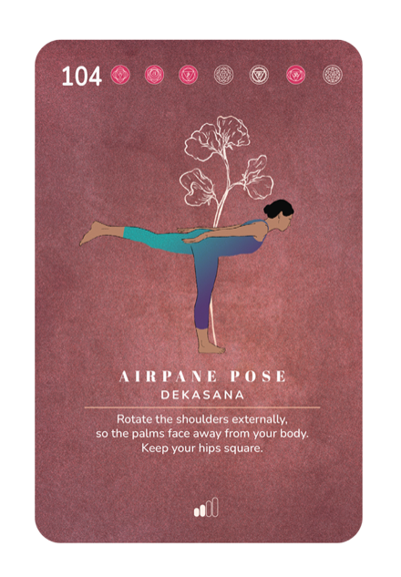 Card 104, Airplane Pose