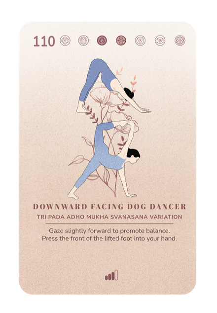 Card 110, Downward Facing Dog Dancer
