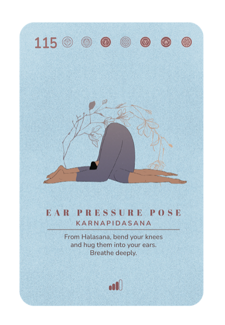 Card 115, Ear Pressure Pose