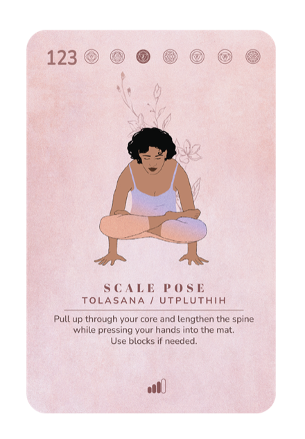 Card 123, Scale Pose