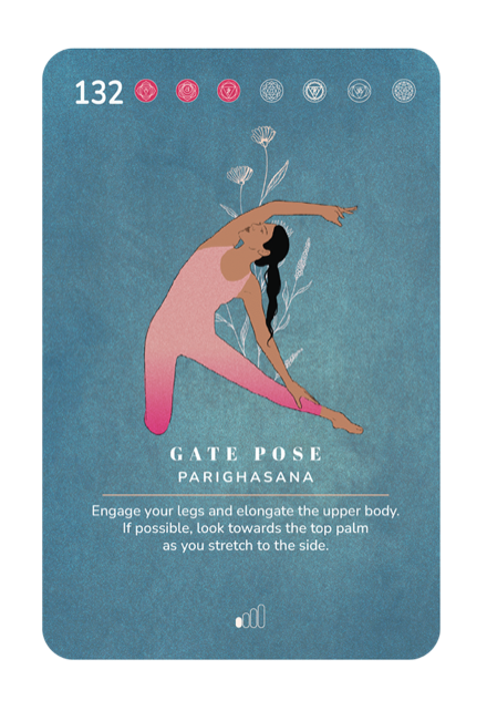 Card 132, Gate Pose