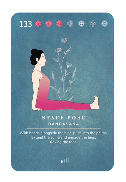 Card 133, Staff Pose