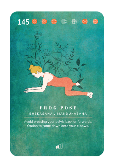 Card 145, Frog Pose