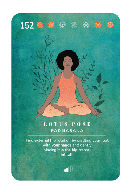 Card 152, Lotus Pose