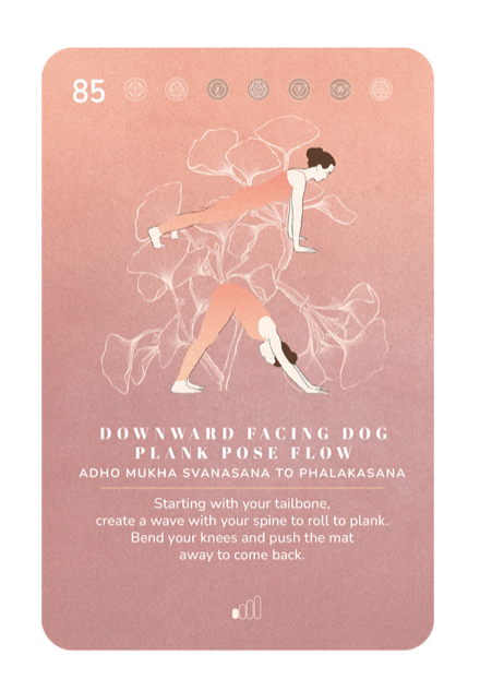 Card 85, Downward Facing Dog – Plank Pose Flow