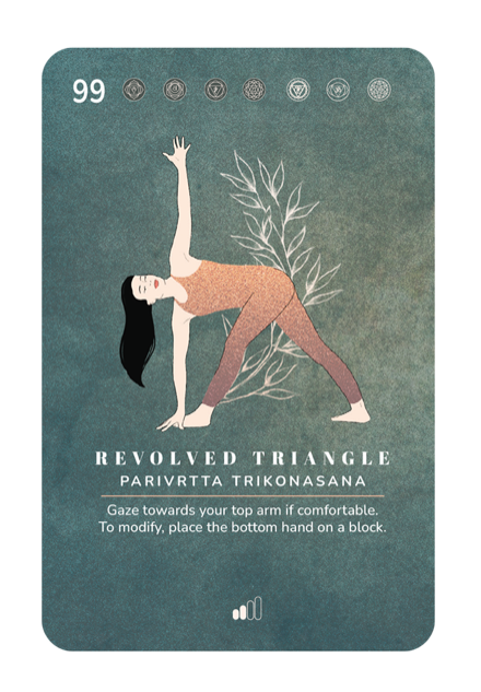 Card 99, Revolved Triangle