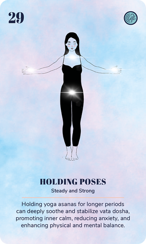 Ayurveda Yoga Deck card