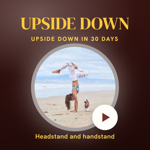 Upside Down in 30 Days, online inversions course by Floga Academy