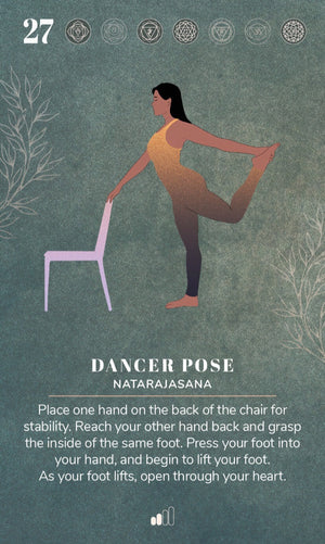 A Chair Yoga Deck card