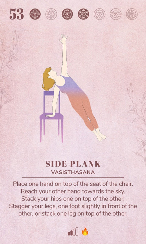 A Chair Yoga Deck card