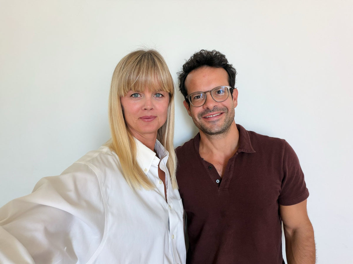 Tine and Umberto, the founders of Floga