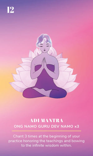 Kundalini Yoga Deck card 12
