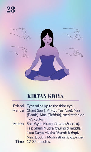 Kundalini Yoga Deck card 28