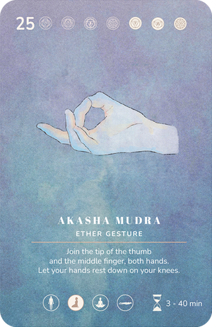 A Mudra Deck card