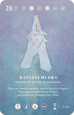 A Mudra Deck card