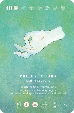 A Mudra Deck card