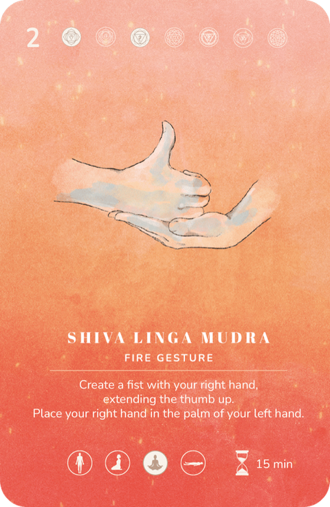 A Mudra Deck card