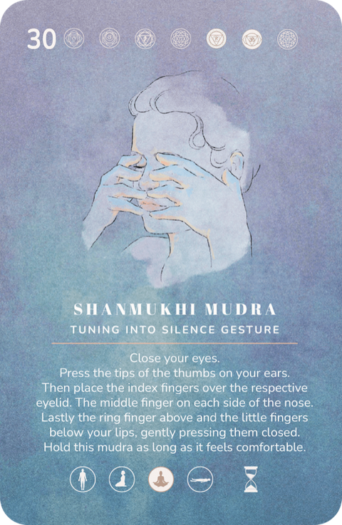 A Mudra Deck card