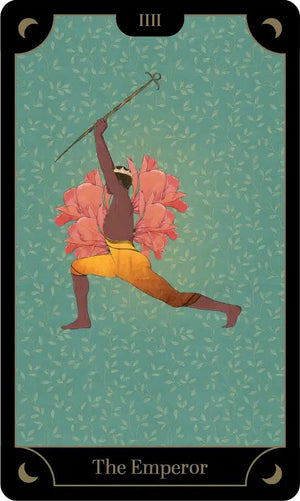 Tarot Yoga Deck card: The Emperor