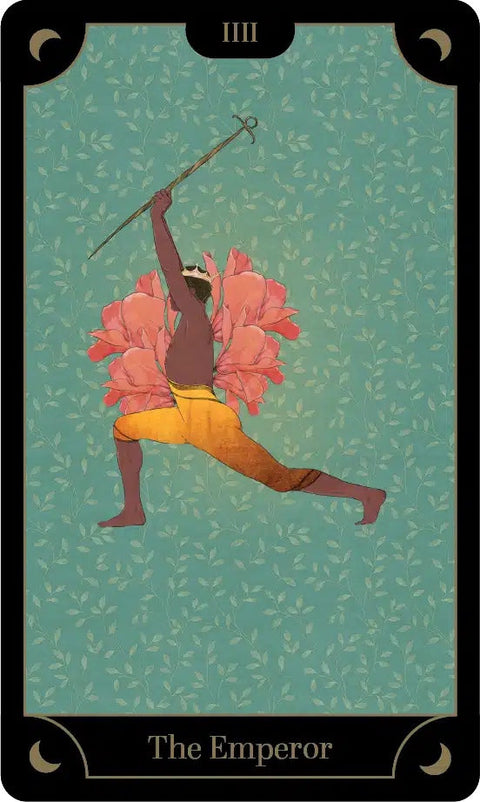 Tarot Yoga Deck card: The Emperor