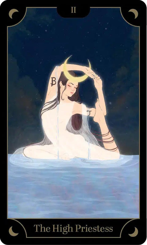 Tarot Yoga Deck card: The High Priestess