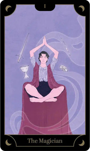Tarot Yoga Deck card: The Magician