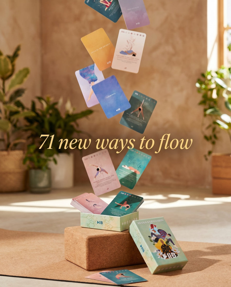 Asana Expansion cards falling through the air