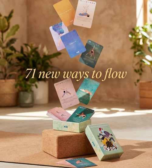 Asana Expansion Deck cards falling through the air