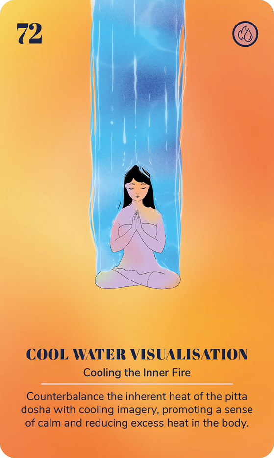 A card from the Ayurveda Yoga Deck: Surrender