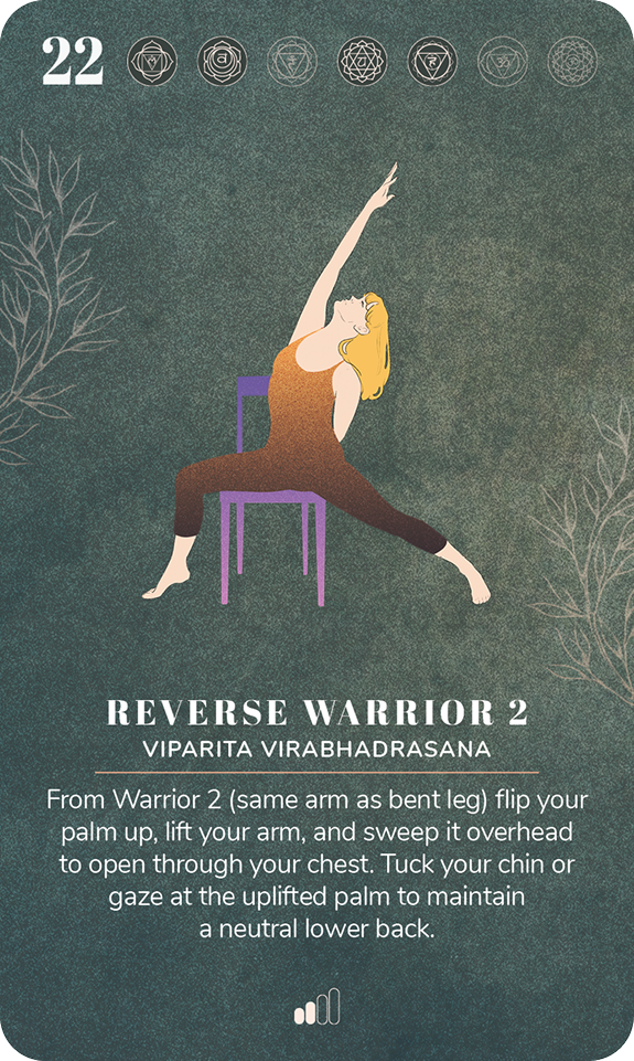 Card 22, Reverse Warrior 2
