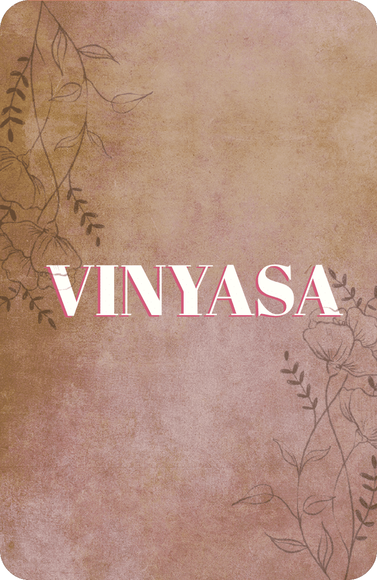 Front of the vinyasa card