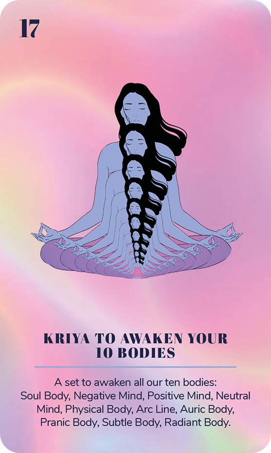 Card 17 from the Kundalini Yoga Deck