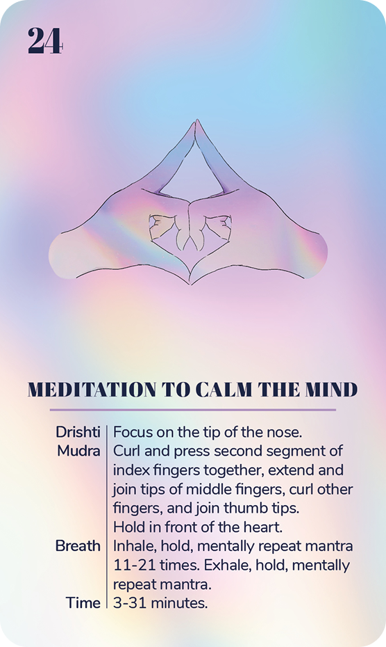 Card 24 from the Kundalini Yoga Deck