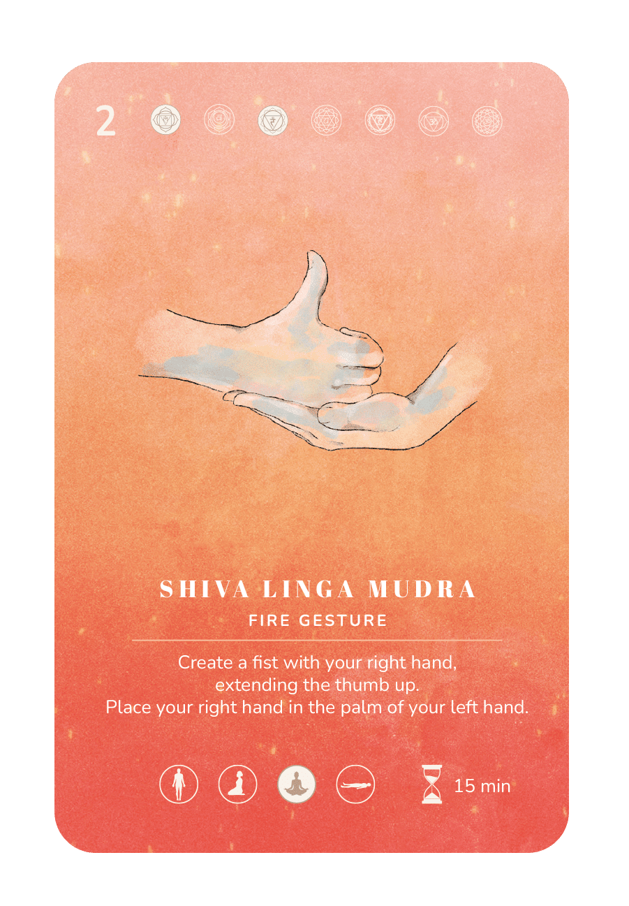 Front of mudra card 2