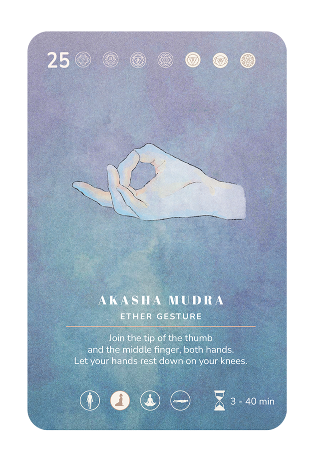 Card 25, Akasha Mudra