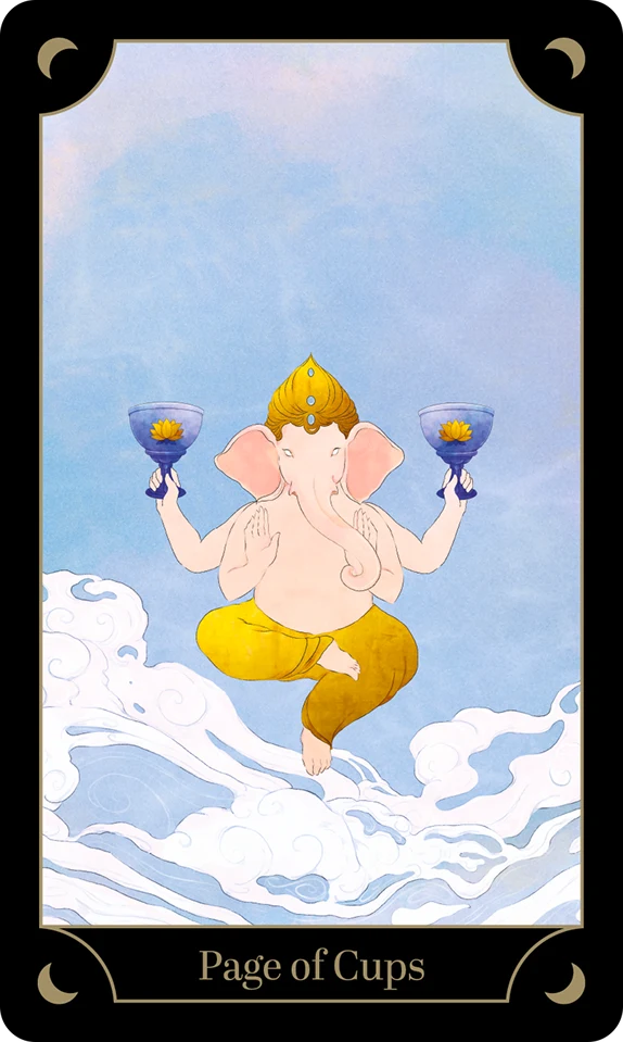 A card from the Tarot Yoga Deck