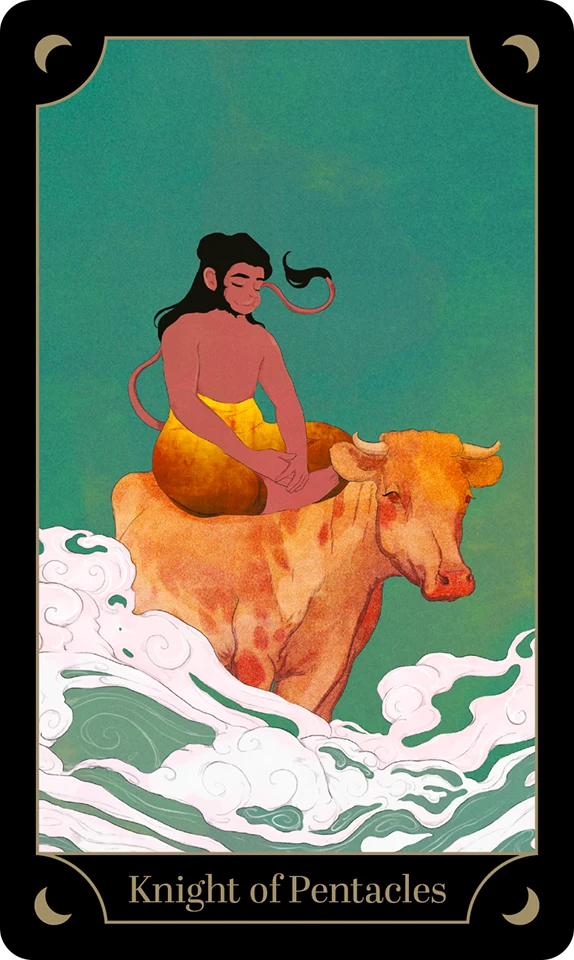 A card from the Tarot Yoga Deck