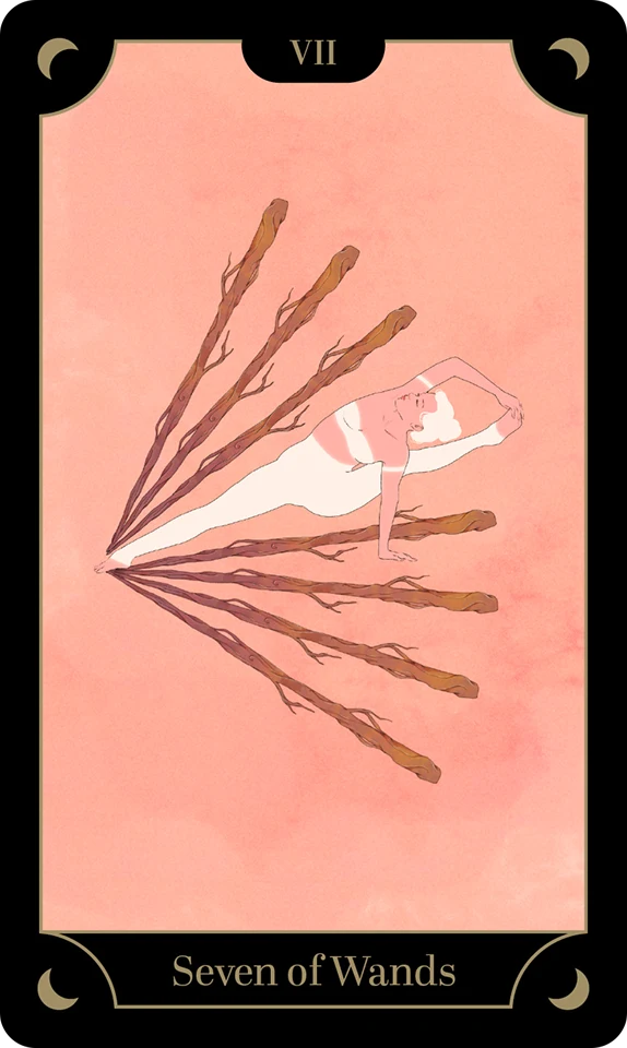 A card from the Tarot Yoga Deck
