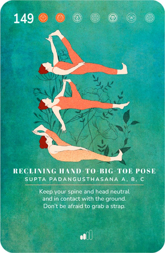 A card from the Asana Expansion Deck