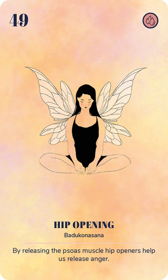 A card from the Ayurveda Yoga Deck