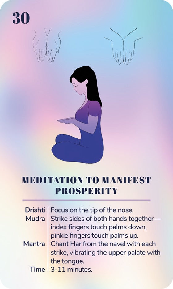 A card from the Kundalini Yoga Deck