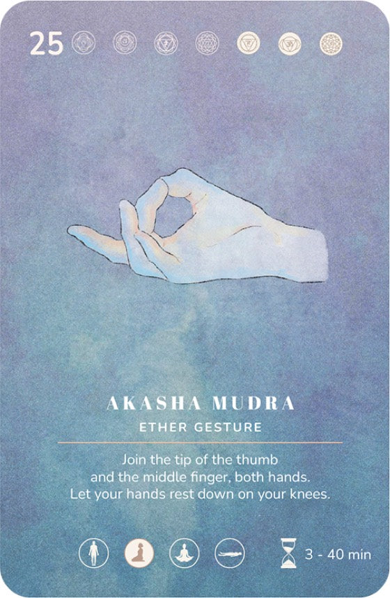 A card from the Mudra Deck