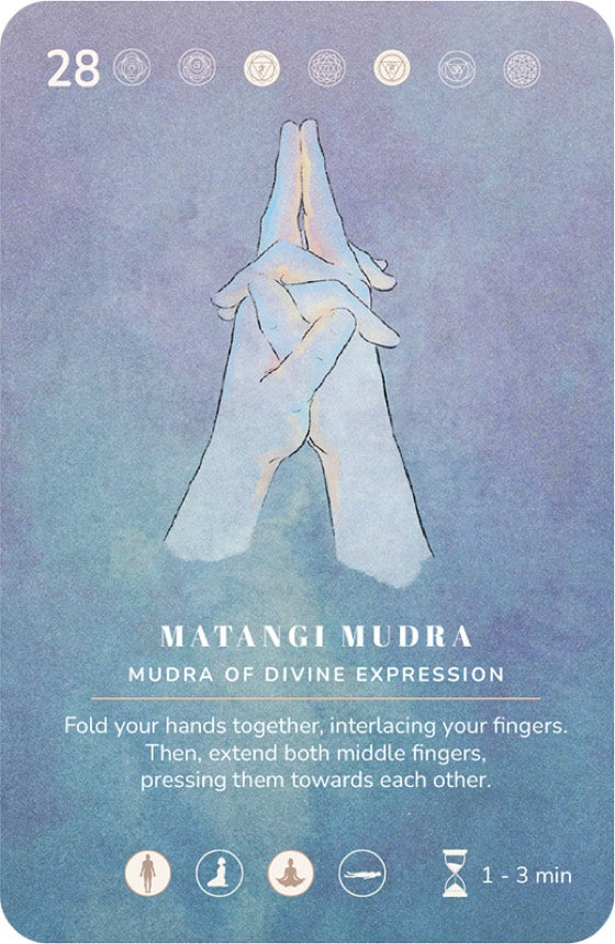 A card from the Mudra Deck